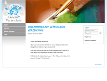 Tablet Screenshot of kunst-verzeichnis.net
